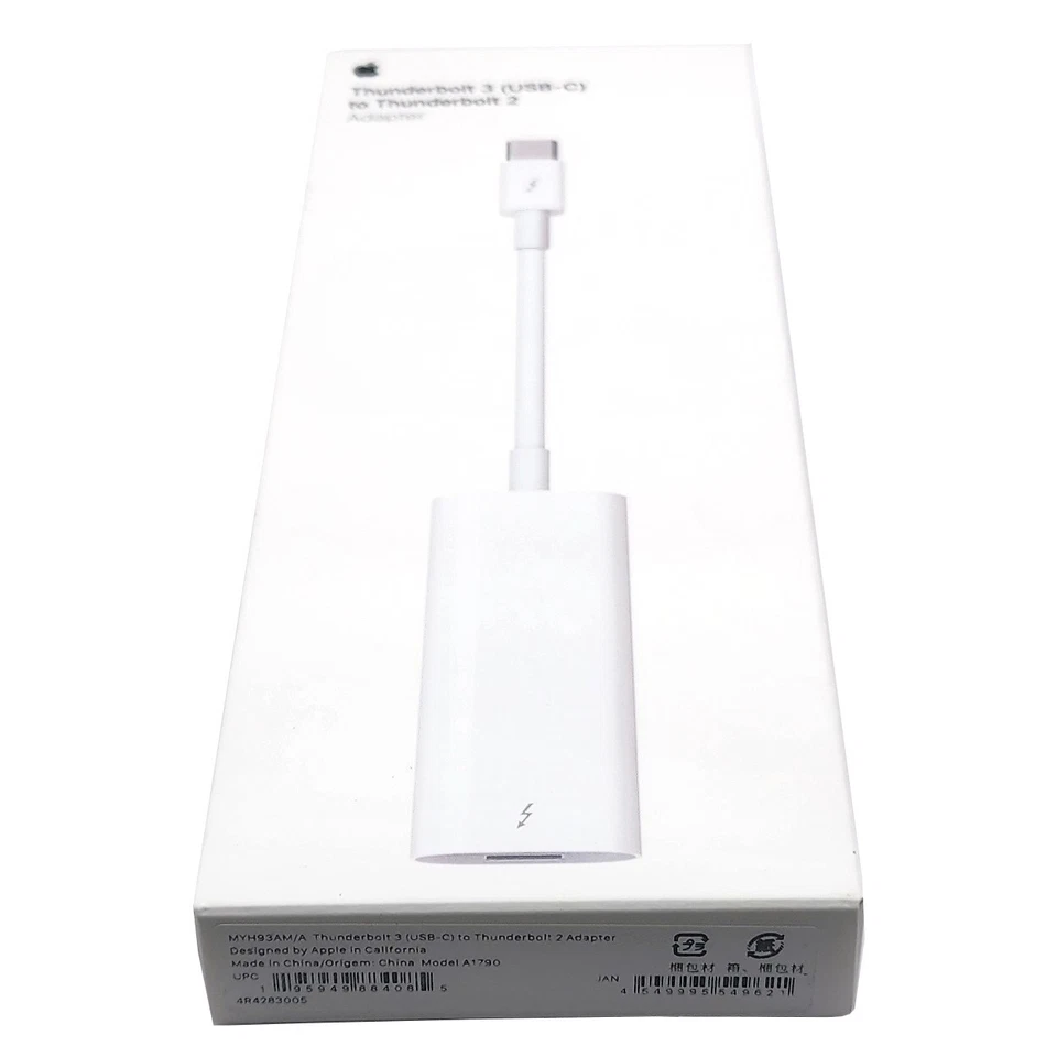 Genuine Apple Thunderbolt 3 USB-C to Thunderbolt 2 USB Cable Adapter MYH93AM - Image 2 of 4