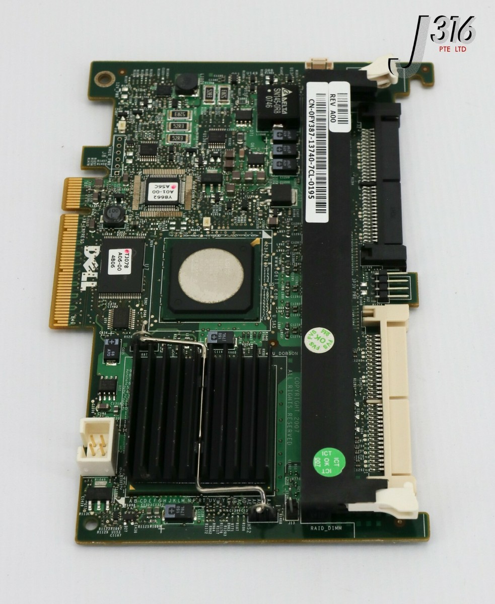 20828 DELL PCB, RAID CONTROLLER CARD, CN-0FY387-13740-7CL-0195