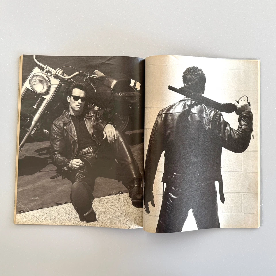 Interview July 1991 Arnold Schwarzenegger Leather Grateful Dead Drew Barrymore - Image 4 of 4