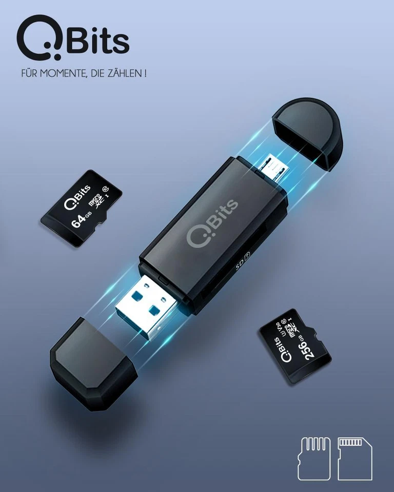 Kartenleser Speicherkartenleser Micro SD Card Reader Micro USB 2.0 OTG Adapter - Bild 4 von 4