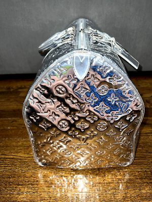 Louis Vuitton Keepall 55 Monogram Miroir Silver Mirror Weekend