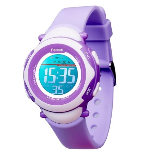 Facasu Kids Digital Watch for Girls BoysChildren's Waterproof