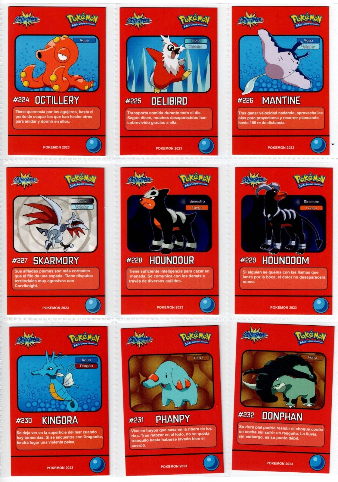 CARD POKEMON POKEDEX EC VOL. II #240 MAGBY 2023 Johto PERU South America