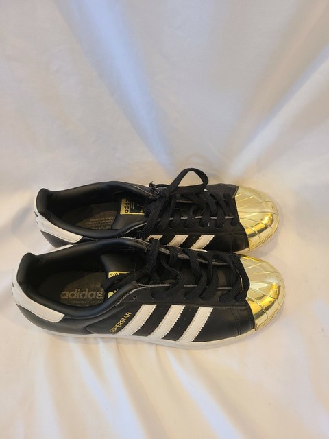 adidas superstar metal toe gold
