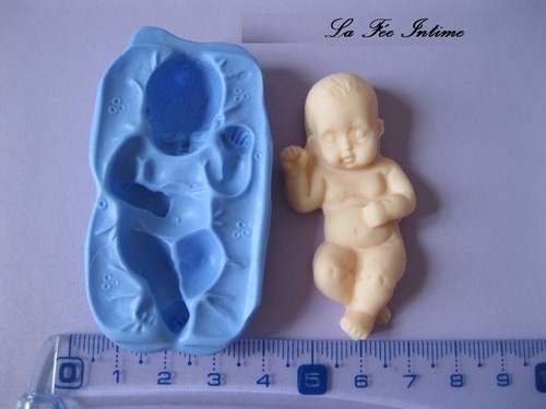 Moule Silicone A Fimo Platre Savon Resine Scrapbooking Bebe Reborn 5 5 Cm N 7743 Ebay
