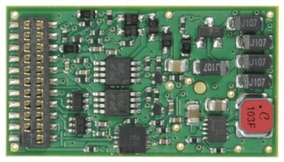 New  Train Control Systems TCS DCC 1525 WOW121 Steam Sound Decoder V4.6  21 pin