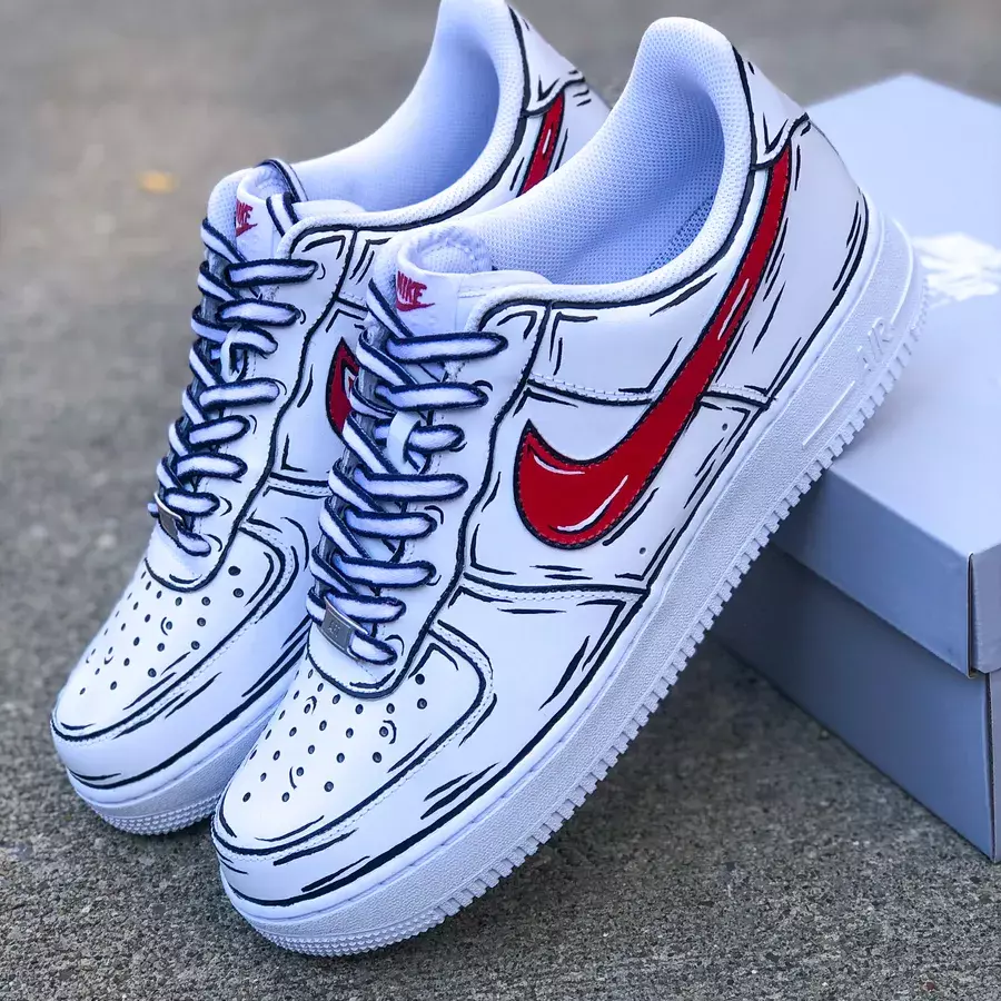 3D model Nike Air Force 1 Louis Vuitton Colour Pack VR / AR / low