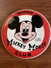 Vintage Mickey Mouse Club Member Large 3.5 Inches Button Pin Walt Disney