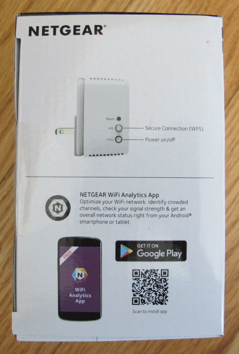 NETGEAR EX6110-100NAS AC1200 WiFi Range Extender