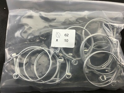 Classic Look 62 mm Draht Doppel Schlauchschellen 10er Pack HF2353t112 