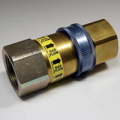 Dormont A220-2 Snap Fast 1-1/2'' Threaded Gas Line Male Female Brass Set