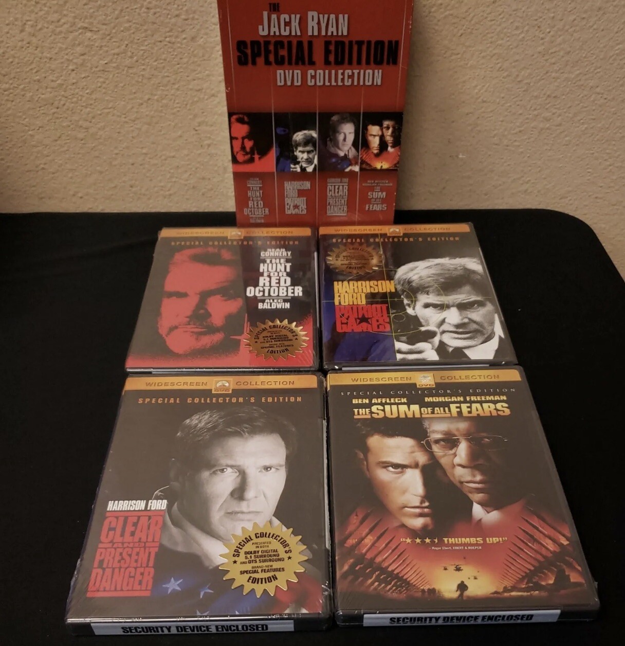 The Jack Ryan Special Edition Collection (DVD 2003) 4 Movies Television ...