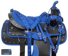 New Synthetic Western Barrel Racing Horse Saddle  Tack Size12 13 14 15 16 17 18