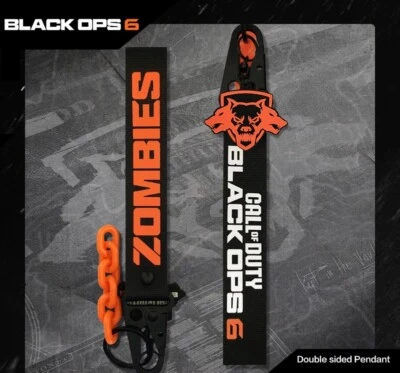 Game Call of Duty Black ops 6 Key Chain Zombies Pendant COD21 Gift