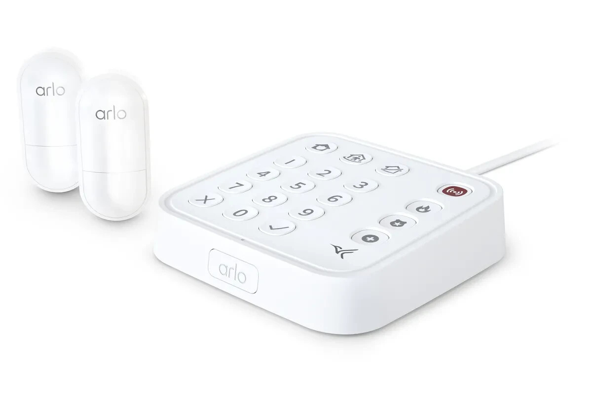 Arlo Home Security System with Wired Keypad Sensor Hub and 2