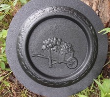 Stampo per uccelli canna ruota stampo per uccelli cemento mangiatoia per uccelli spessore 9" x 1" mangiatoia per uccelli