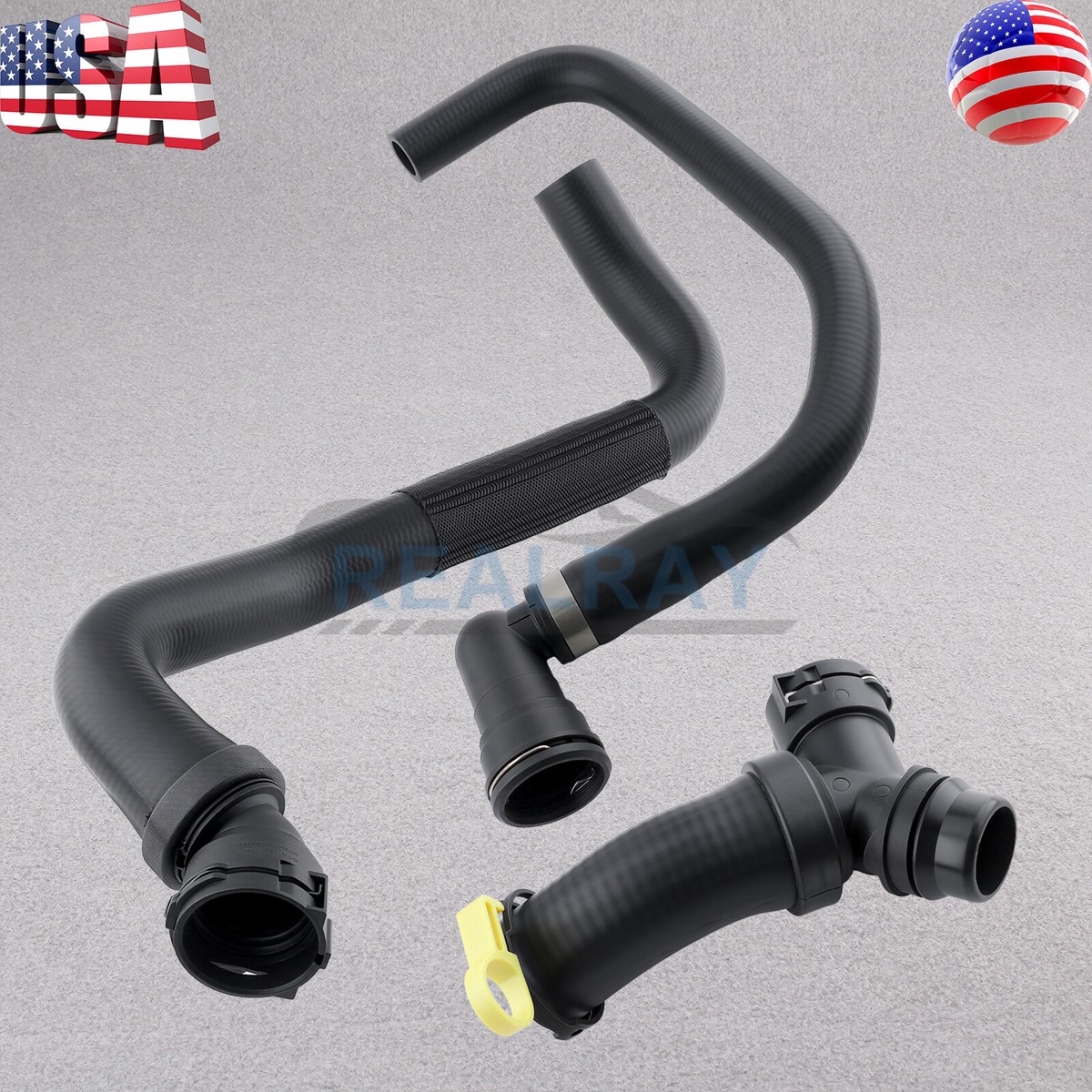 Hono Tです Upper Radiator Coolant T-Connector Hose w/ Lower Degaus For