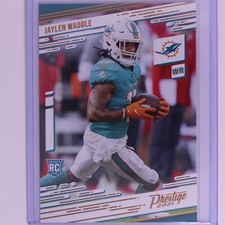 2021 Panini Chronicles Prestige Football Jaylen Waddle #213 RC Miami Dolphins