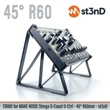STAND for MAKE NOISE 0-COAST / 0-CTRL / STREGA - 45° - Raised (by 60mm)