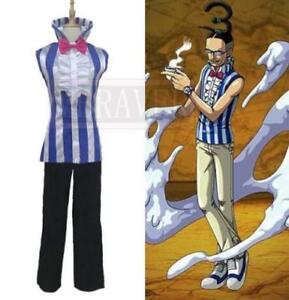 One Piece Mr 3 Galdino Cosplay Costume Custom Made Free Shipping Ebay