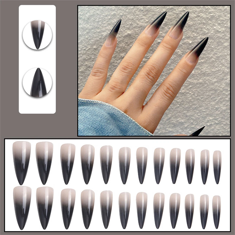 40 Best Stiletto Nails Designs, Ideas and Tips for 2024 | Stiletto nails  designs, Stiletto nail art, Fall nail art