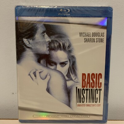 Basic Instinct Blu-ray, 1992 Unrated Director's Cut Michael Douglas New Sealed