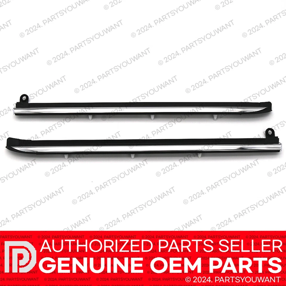 GENUINE Lexus 03-09 GX470 Land Cruiser Prado Rear Quater Glass Belt Moulding SET - Imagem 4 de 4