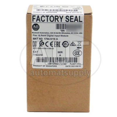 YG Sealed Allen-Bradley 1794-IV16/A Flex 16Pt Digital Input Module AB1794IV16
