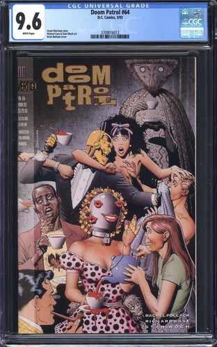 DOOM PATROL #64 CGC 9.6 WHITE PAGES // DC COMICS 1993