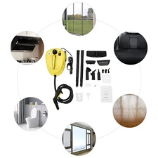 Multipurpose Household Steamer with Roller for Floor Carpet Car Detailing New