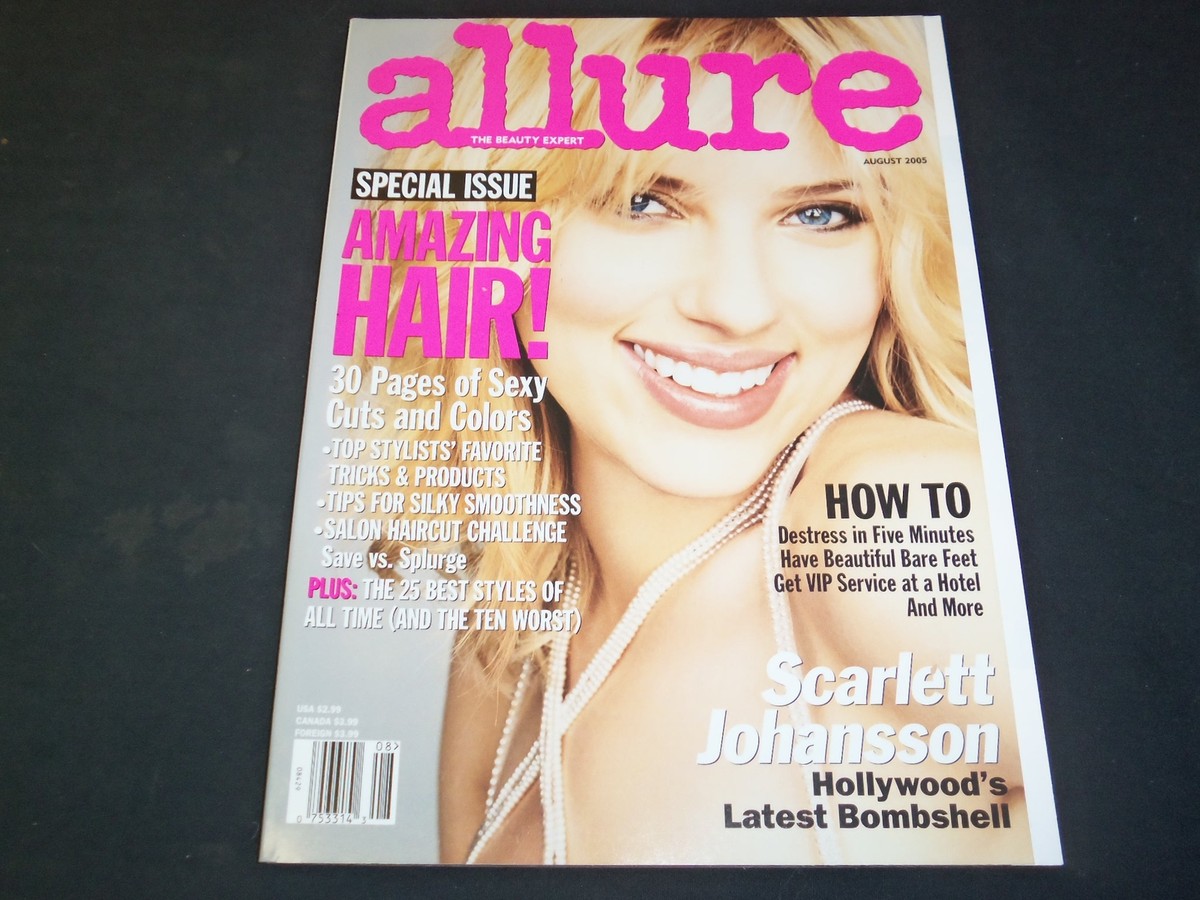2005 AUGUST ALLURE MAGAZINE - SCARLETT JOHANSSON- SP 5126 | eBay