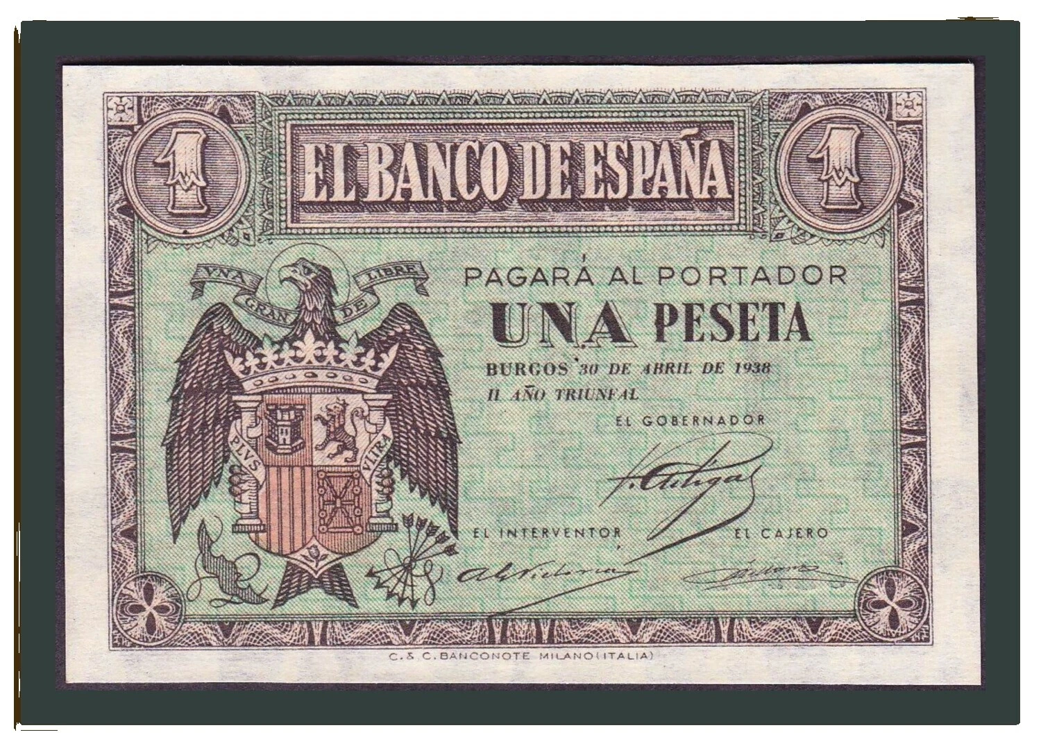 1938 Year World Paper Money