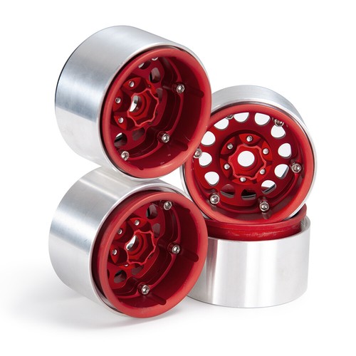 For 1/10 RC SCX10 Wraith RC4WD 90034 1.9'' Metal Alloy Beadlock Wheel Rim & Tire - Picture 15 of 99