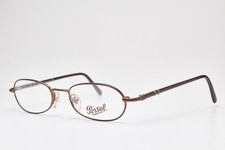 PERSOL 2069 Brown Glasses with Classic Oval Metal Frame Y2K Men