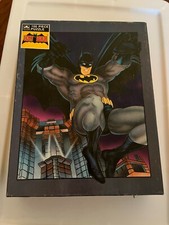 VINTAGE 1989 DC Comics Golden BATMAN 100 Piece Puzzle in BOX
