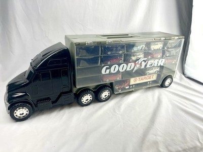 Redbox 69039 Semi Truck Goodyear 1999 1:64 Scale Cars Storage Display Case