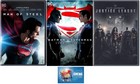 DC Comics Man of Steel + Batman v Superman + Zack Snyder's Justice League 3 DVD