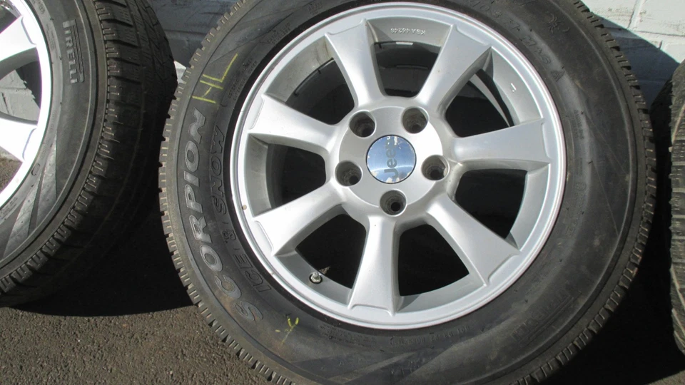 4x BBS JEEP Cherokee Alufelgen 7,5x17 Kompletträder Winterreifen 235/65R17 - Bild 3 von 4