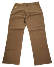 Mens Weatherproof Regular Fit Straight Leg Flex Commuter Pants 32 x 30 Brown