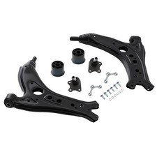 2PCS QUERLENKER DREIECKSLENKER + TRAGGELENK VORDERACHSE UNTEN FOR VW FOX POLO 9N