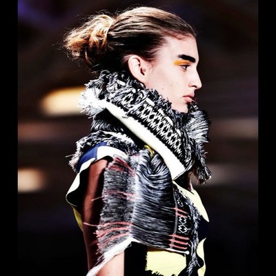 【ターコイズお取り置き】celine Phoebe Philo 39 CELINE MULTICOLORED FRINGED FIL COUPE SCARF PHOEBE PHILO | eBay