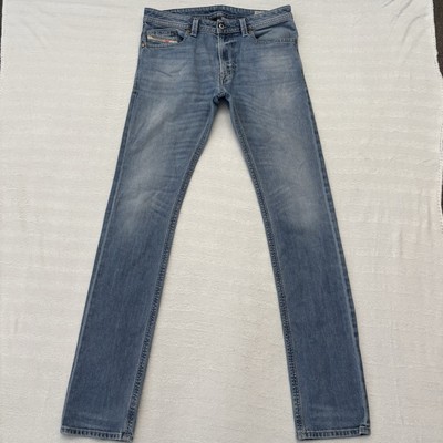 Diesel THAVAR Blue Slim Skinny Fit Jeans W31 L34 Wash 0842H UK