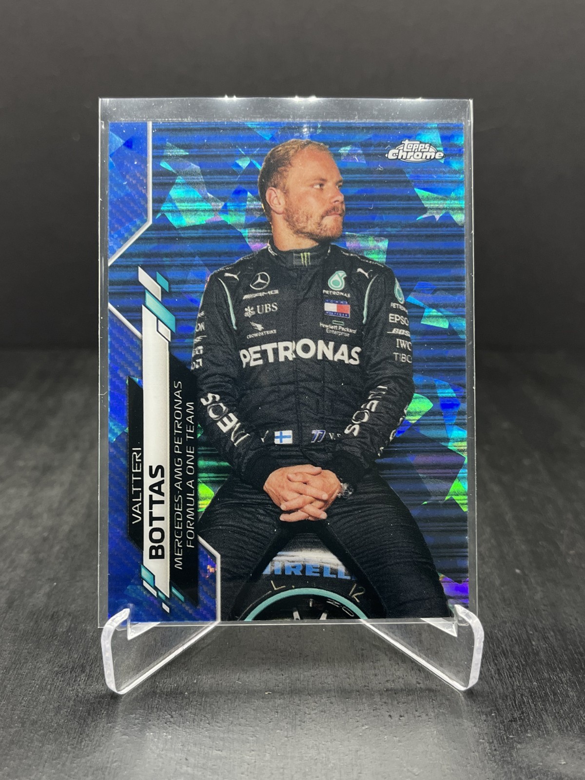 2020 Topps Chrome Sapphire Formula 1 F1 Valtteri Bottas Image Variation IV SP #2