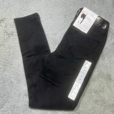 Seven7 Jeans Women's Size 4 Black High Rise Skinny Stretch Denim 29x28.5 NEW
