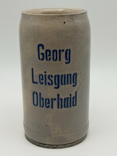 1 l Bierkrug Masskrug Krug Bier Brauerei Georg Leisgang Oberhaid