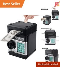 Electronic Piggy Bank Mini ATM Kids Safe Coin Bank Money Saving Box
