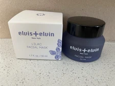 Elvis + Elvin New York Lilac Brightening Facial Mask 1.7 oz. New In Box