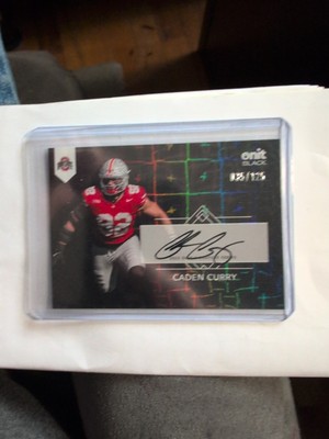 2026 Onit Black Signature Series Ohio State Buckeye Caden Curry 35/125