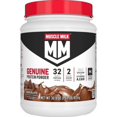 Genuine Protein Powder, Chocolate, 1.93 Pound, 12 Servings