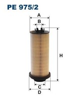 Kraftstofffilter Filtron PE 983 1 Treibstofffilter